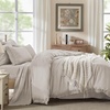 image:imageAndency Oversized Queen Comforter Set 7 Pieces Beige Bedding  Boho Bed in a Bag Soft Lightweight Fringe Bed Set with Comforter98x98 Sheets Pillowcases amp Shams22  Heather Grey