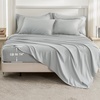 image:imageAndency Oversized Queen Comforter Set 7 Pieces Beige Bedding  Boho Bed in a Bag Soft Lightweight Fringe Bed Set with Comforter98x98 Sheets Pillowcases amp Shams11  Light Grey