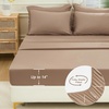 image:imageAndency Oversized Queen Comforter Set 7 Pieces Beige Bedding  Boho Bed in a Bag Soft Lightweight Fringe Bed Set with Comforter98x98 Sheets Pillowcases amp Shams08  Taupe