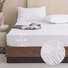 image:imageAndency Oversized Queen Comforter Set 7 Pieces Beige Bedding  Boho Bed in a Bag Soft Lightweight Fringe Bed Set with Comforter98x98 Sheets Pillowcases amp Shams10  White