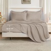 image:imageAndency Oversized Queen Comforter Set 7 Pieces Beige Bedding  Boho Bed in a Bag Soft Lightweight Fringe Bed Set with Comforter98x98 Sheets Pillowcases amp Shams21  Khaki