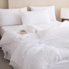 image:imageAndency Oversized Queen Comforter Set 7 Pieces Beige Bedding  Boho Bed in a Bag Soft Lightweight Fringe Bed Set with Comforter98x98 Sheets Pillowcases amp Shams10  White