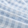 image:imageQueen Comforter Set Pink Bow amp Ruffle Bedding 3 Pieces  White with Green Leaf Floral Print Farmhouse Romantic Bedding Set90x90 InchBlue Gingham