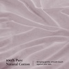 image:imageAndency Solid Natural Beige Queen Size Soft Cotton Linen Blend Sheets Set08  Solid Lavender