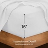 image:imageAndency Solid Natural Beige Queen Size Soft Cotton Linen Blend Sheets Set11  Solid White