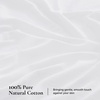 image:imageAndency Solid Natural Beige Queen Size Soft Cotton Linen Blend Sheets Set11  Solid White