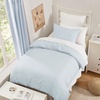 image:imageAndency Gingham Duvet Cover Full Size Misty Blue Checkered Plaid Bedding Set 3 Pieces Soft Prewashed Microfiber Comforter Cover with Zipper Closure amp Corner TiesBlue